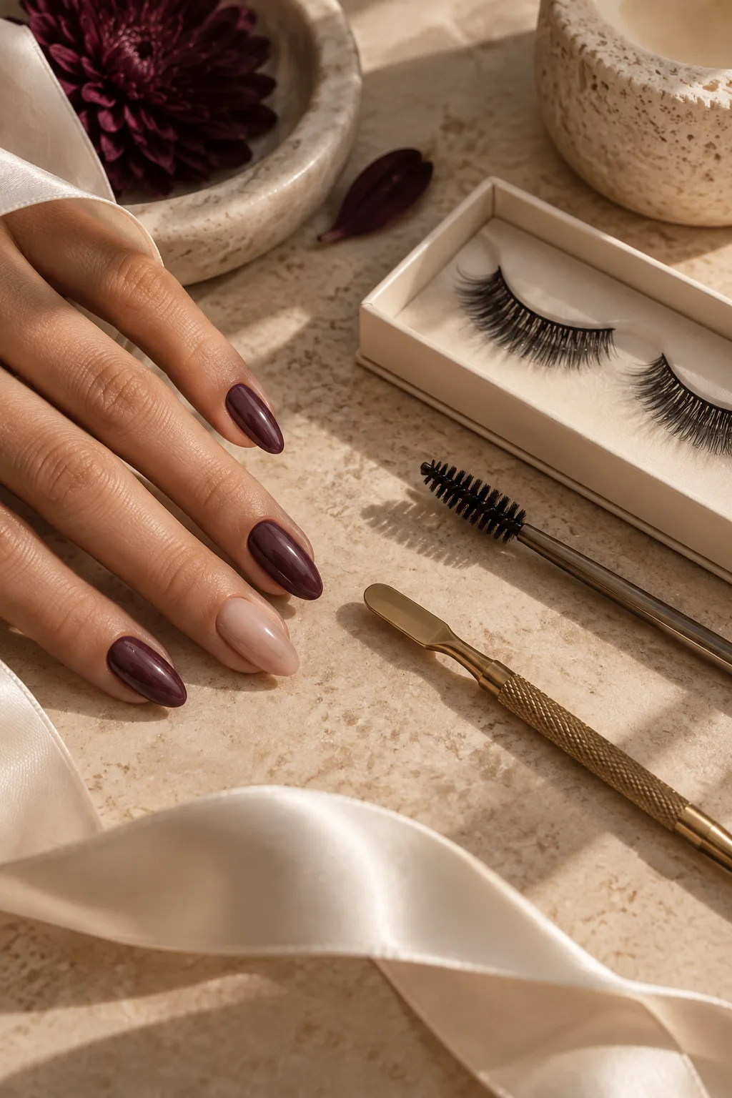 Moodboard lash, brow dan manicure Nash Beauty & Co